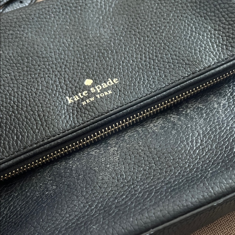 Kate Spade Black Pebbled Leather Crossbody Bag - Picture 2 of 12